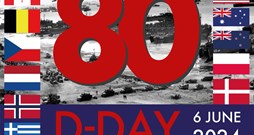 D Day 80 anniversary logo