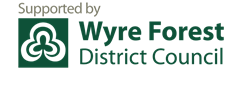 logo supported by wyre forest district council