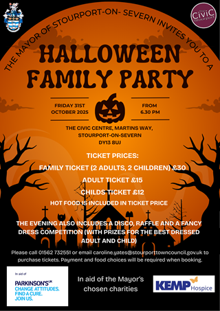 poster advertising event - all written text included on web page
